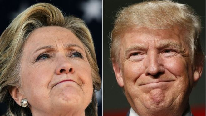 Donald Trump and Hillary Clinton have made renewed attacks on each other's fitness for office as polls suggest the race for the White House is tightening.
