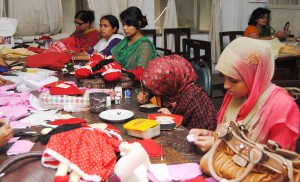 A view of doll-making training at Design Centre of BSCIC.